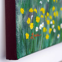 Spring Daisies at Los Gatos Lake Original Painting - Laura Milnor Iverson Official Site