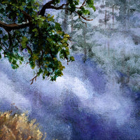Luna in Mist and Fog Original Painting - Laura Milnor Iverson Official Site