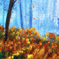 Deer in Autumn Morning Original Painting Laura Milnor Iverson Official Site