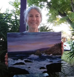 Monterey Sunrise Original Oil Painting - Laura Milnor Iverson Official Site