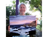 Monterey Sunrise Original Oil Painting - Laura Milnor Iverson Official Site