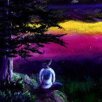 Magical Night Meditation Original Painting - Laura Milnor Iverson Official Site