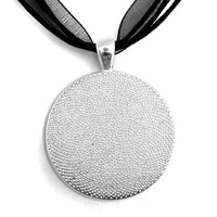 Golden Flowers in Moonlight Handmade Pendant Necklace - Laura Milnor Iverson Official Site