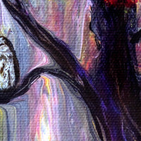 Tawny Owls and Bright Eyes Original Painting Laura Milnor Iverson Official Site