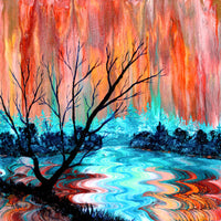 Bare Tree by Mary's River Original Painting - SOLD - Prints Available