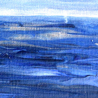 Blue Twilight at Depoe Bay Original Painting - Laura Milnor Iverson Official Site