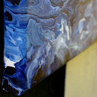 Blue Seascape Original Painting - Laura Milnor Iverson Official Site