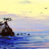 Distant Sea Stacks Original Painting Laura Milnor Iverson Official Site