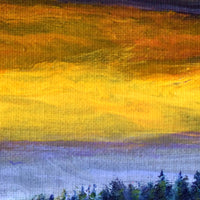 Wave at Twilight in the Pacific Northwest Original Painting Laura Milnor Iverson Official Site