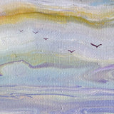 The Sea Melting into Clouds Original Painting Laura Milnor Iverson Official Site
