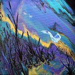 Tundra Swan Lake Original Painting Wetlands Landscape