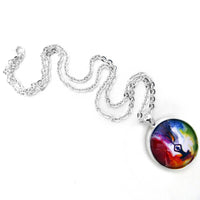Violet Flame Tara Pendant Necklace - Laura Milnor Iverson Official Site