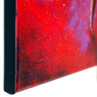 Red Tara Yoga Goddess Original Painting - Laura Milnor Iverson Official Site